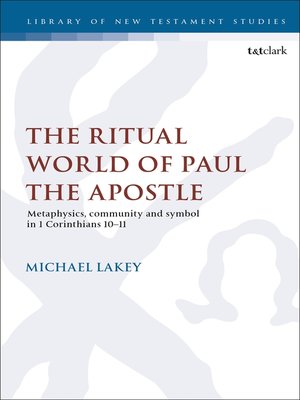 cover image of The Ritual World of Paul the Apostle